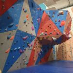 Séance grimpe libre à la salle des Aiguerelles