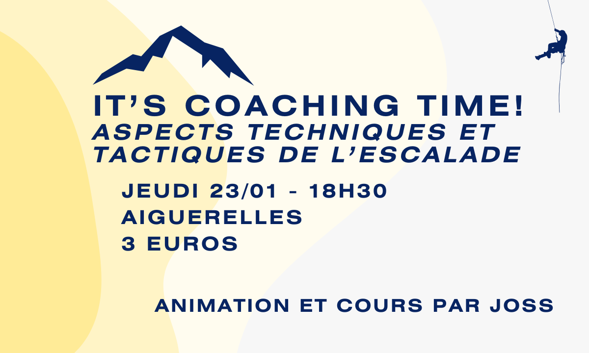 It’s coaching time ! (Aspects techniques / tactiques)