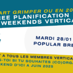 Soirée planification des weekends - hiver printemps 2025