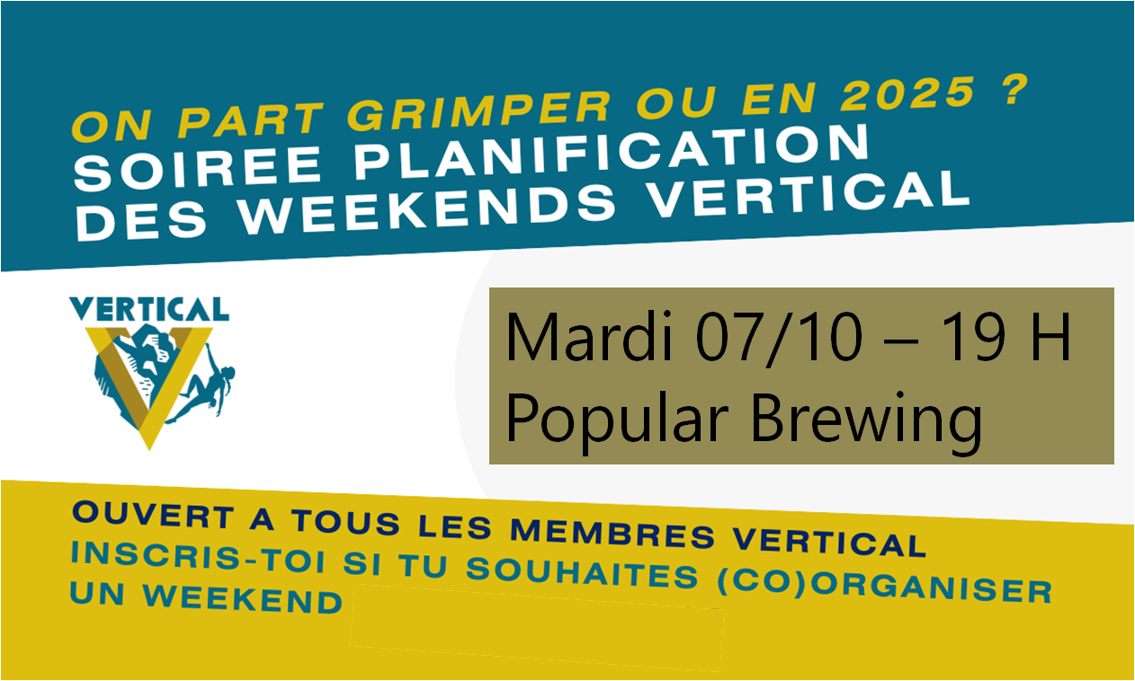 Soirée planification des sorties 2025