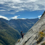 Grandes voies à la Dent d'Orlu