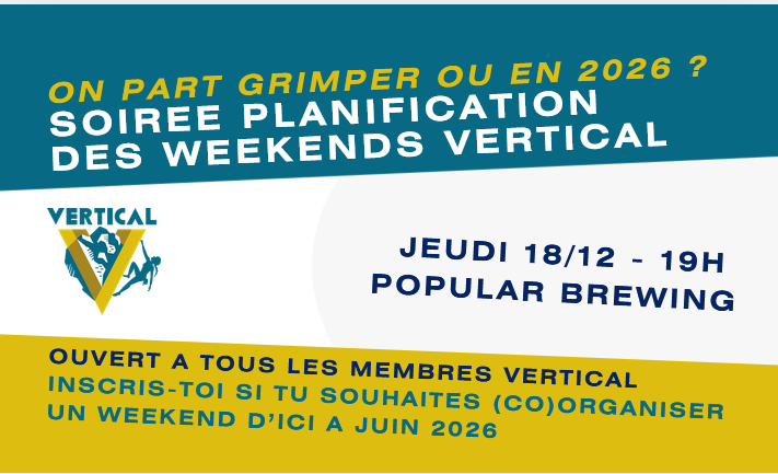 Soirée planification des sorties 2026