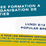 Soirée "je veux devenir organisateur" des sorties Vertical