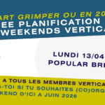 Soirée planification des sorties jusqu'à l'été 2026