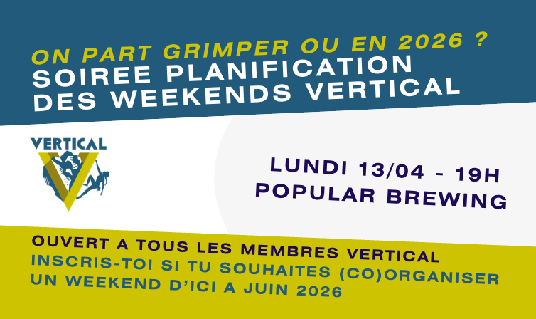 Soirée planification des sorties jusqu'à l'été 2026